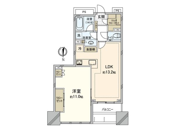 シティタワー銀座東 間取図(平面図) シティタワー銀座東 間取図(平面図)