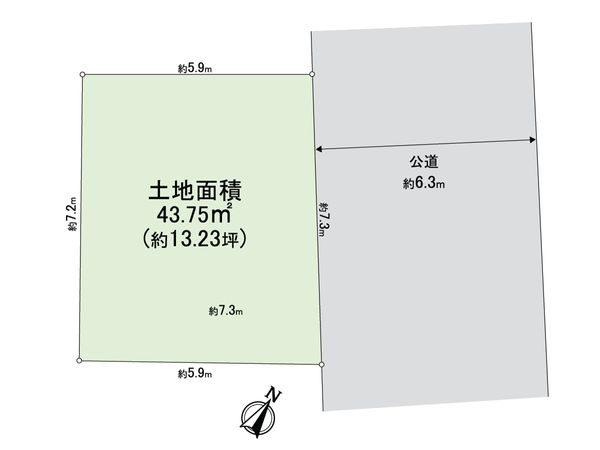 渋谷区千駄ヶ谷3丁目土地 区画図 渋谷区千駄ヶ谷3丁目土地 区画図