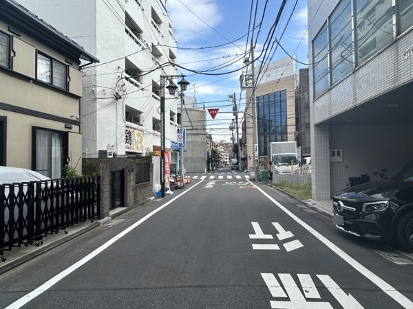 渋谷区千駄ヶ谷3丁目土地 前面道路含む外観 渋谷区千駄ヶ谷3丁目土地 前面道路含む外観