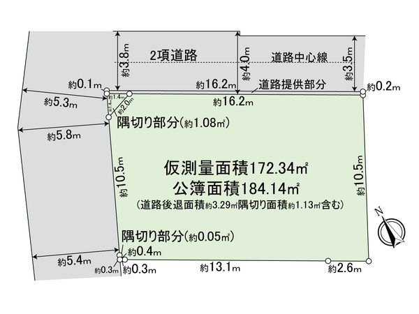 南青山7丁目土地 区画図 南青山7丁目土地 区画図