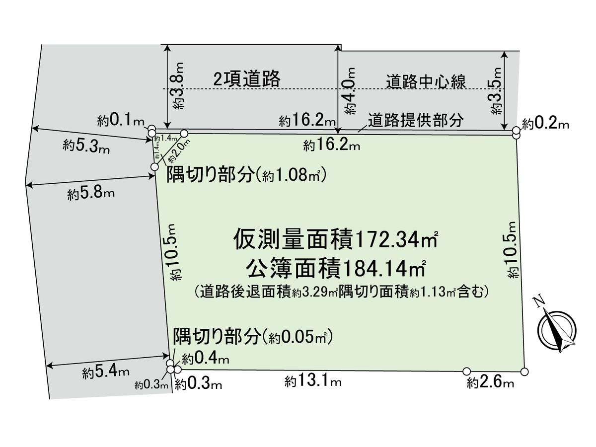 南青山7丁目土地 区画図 区画図