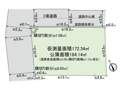 南青山7丁目土地 区画図