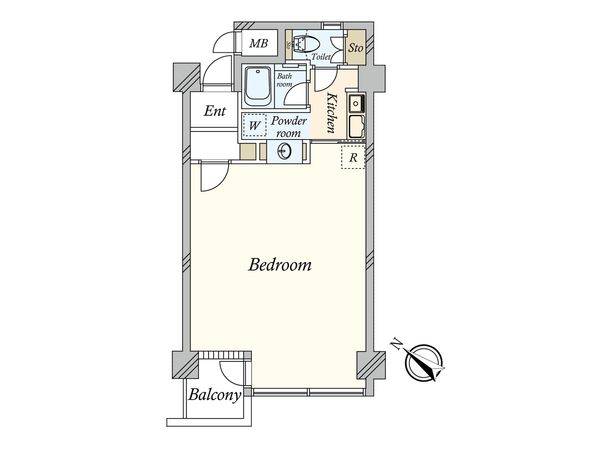 スカーラ神宮前 間取図(平面図)