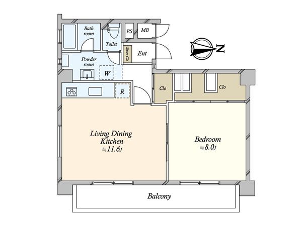 ニュー渋谷コーポラス 間取図(平面図) 間取図(平面図)