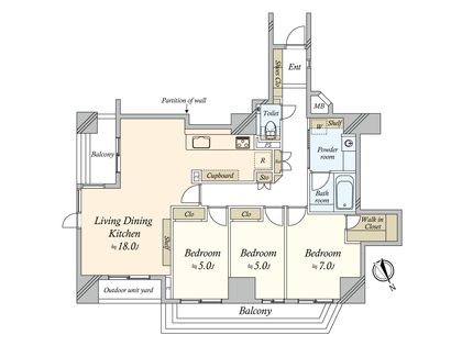 間取図(平面図)