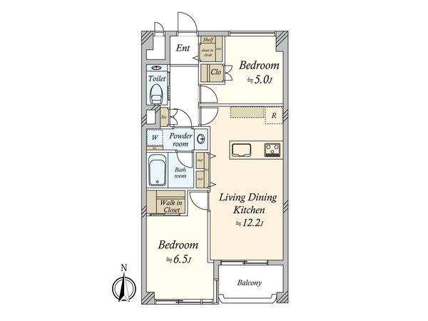 インペリアル広尾 間取図(平面図)