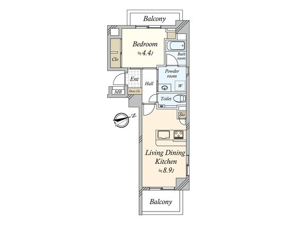 ライオンズプラザ東麻布 間取図(平面図) 間取図(平面図)