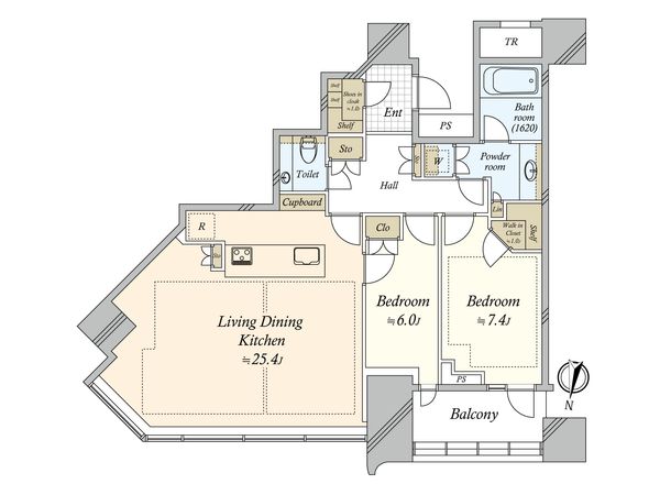 パークコート渋谷ザタワー 間取図(平面図) パークコート渋谷ザタワー 間取図(平面図)