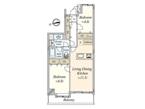 イトーピア目黒青葉台 間取図(平面図)