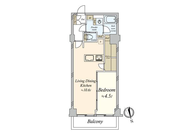 日興児玉パレス南青山 間取図(平面図)