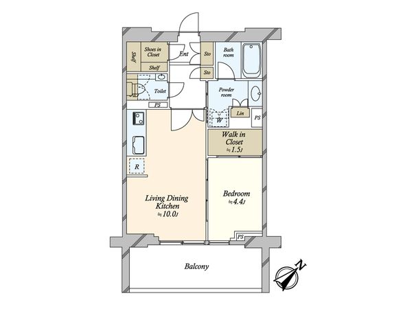 アトラス青山レジデンシャル 間取図(平面図) アトラス青山レジデンシャル 間取図(平面図)