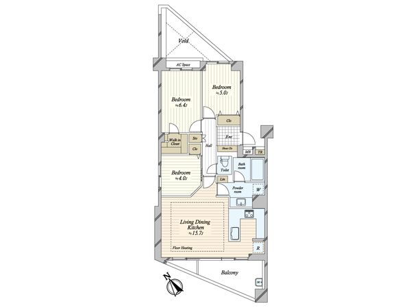 駒場パーク・ホームズ 間取図(平面図) 駒場パーク・ホームズ 間取図(平面図)