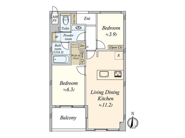 間取図(平面図)