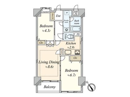 間取図(平面図)