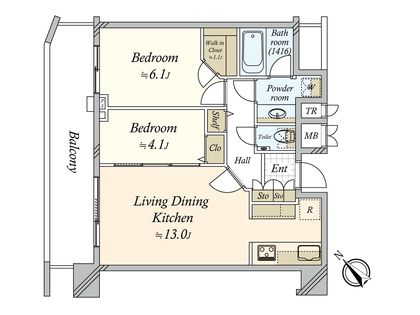 間取図(平面図)