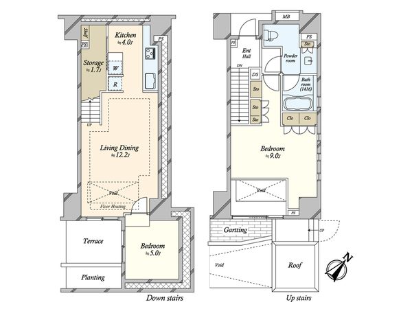 グランスイート神宮前 間取図(平面図) グランスイート神宮前 間取図(平面図)