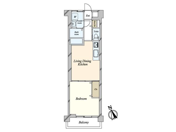 渋谷マンション 間取図(平面図) 渋谷マンション 間取図(平面図)