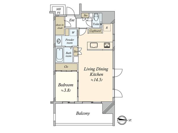 アトラス渋谷公園通り 間取図(平面図) アトラス渋谷公園通り 間取図(平面図)