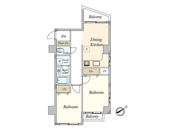 インペリアル青葉台フラット 間取図(平面図) インペリアル青葉台フラット 間取図(平面図)