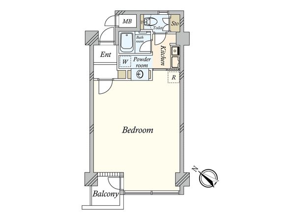 スカーラ神宮前 間取図(平面図)