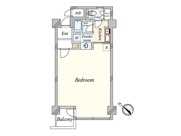 スカーラ神宮前 間取図(平面図)