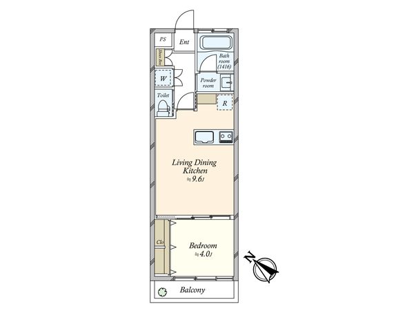 渋谷マンション 間取図(平面図) 渋谷マンション 間取図(平面図)