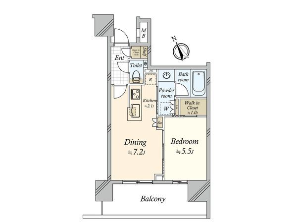 ザ・パークハウス渋谷美竹 間取図(平面図) 間取図(平面図)