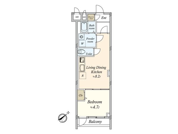 ウィスタリア元麻布 間取図(平面図) 間取図(平面図)