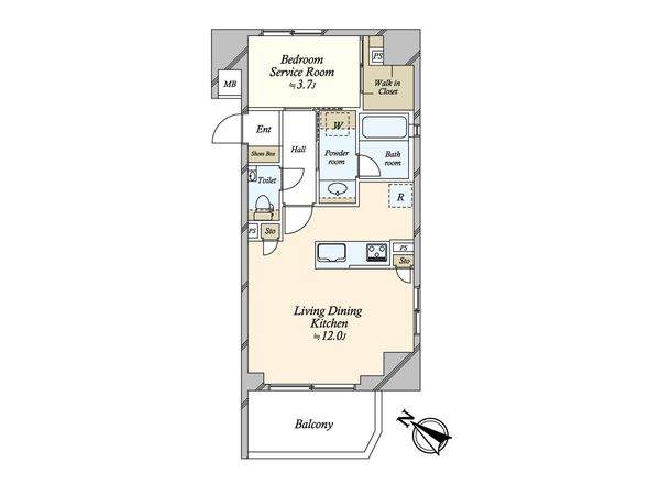 A-standard渋谷桜丘 間取図(平面図) 間取図(平面図)