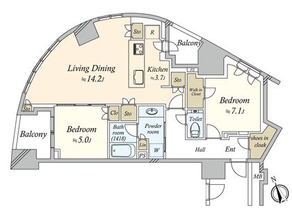 間取図(平面図)