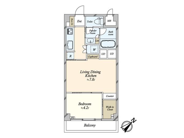 秀和代官山レジデンス 間取図(平面図)