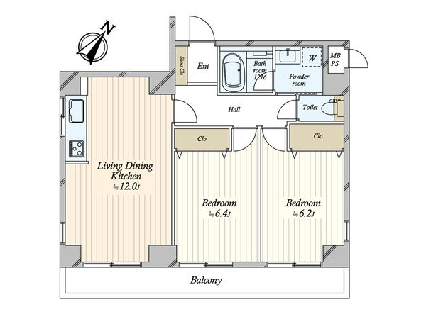 ステラレジデンス中目黒 間取図(平面図) 間取図(平面図)