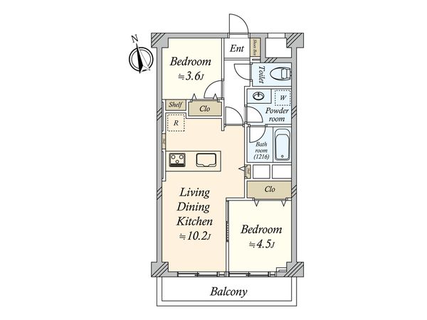 秀和第2北青山レジデンス 間取図(平面図)