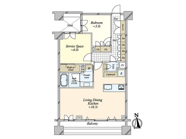 ディアナコート自由が丘テラス 間取図(平面図)