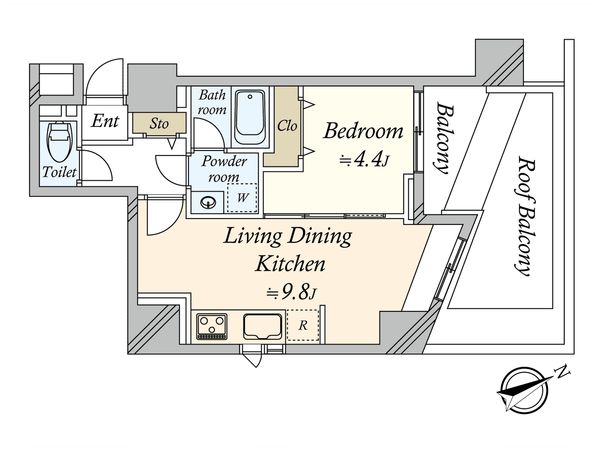 ルピナス麻布シティフォルム 間取図(平面図) 間取図(平面図)