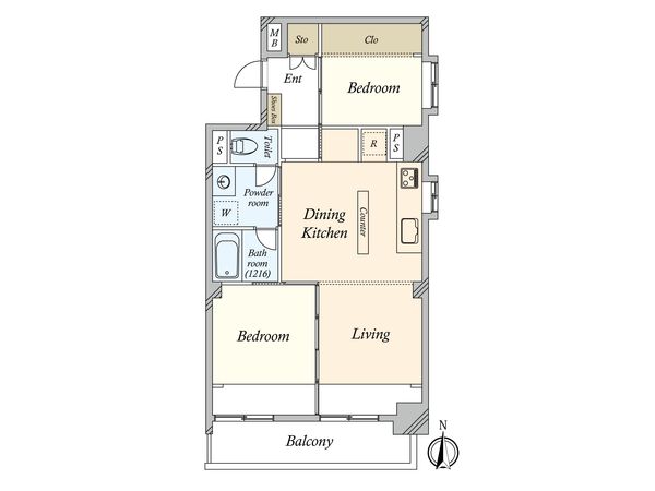 オリエンタル南麻布 間取図(平面図) 間取図(平面図)