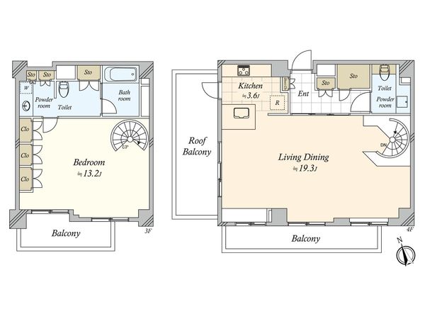 Kist原宿 間取図(平面図) Kist原宿 間取図(平面図)