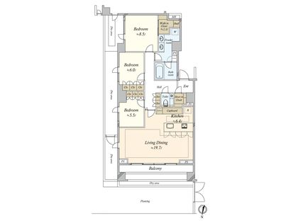 間取図(平面図)