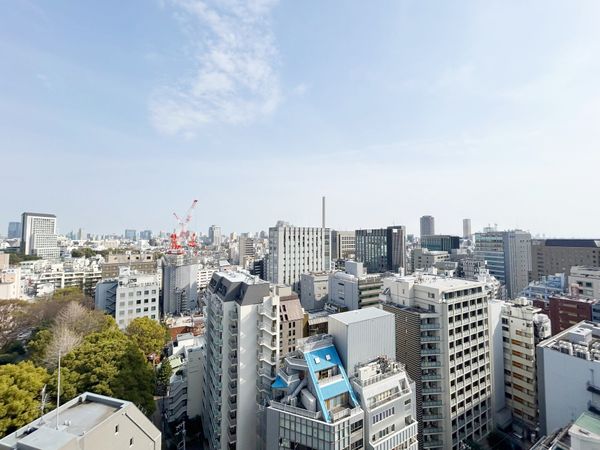 プライア渋谷 南側バルコニーからの眺望