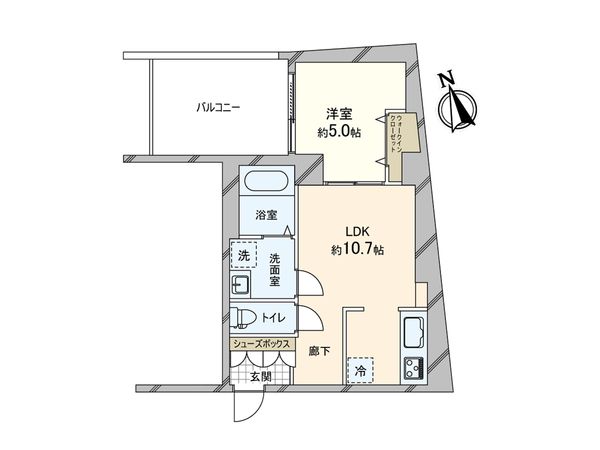 レグノフィーゴ駒場東大前 間取図(平面図) レグノフィーゴ駒場東大前 間取図(平面図)