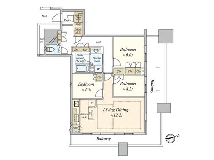 間取図(平面図)