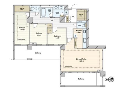 間取図(平面図)