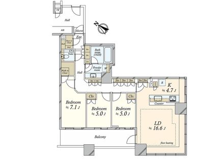 間取図(平面図)