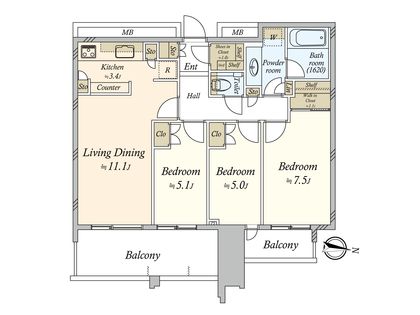 間取図(平面図)