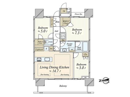 間取図(平面図)
