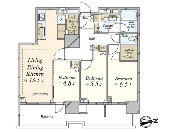 間取図(平面図)