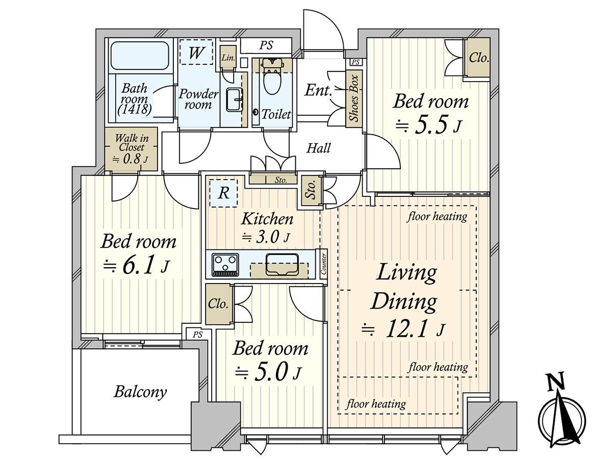 シティタワーズ豊洲ザ・シンボル 間取図(平面図) 間取図(平面図)
