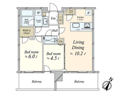 間取図(平面図)