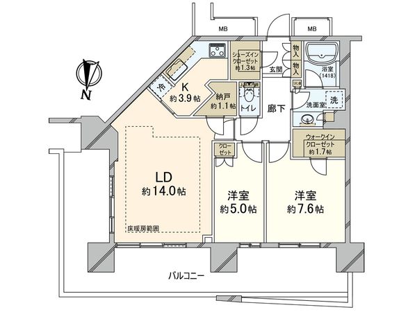 間取図(平面図)