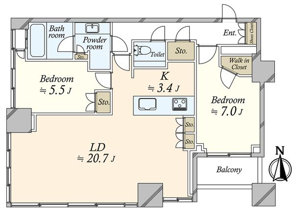 シティタワーズ豊洲ザ・シンボル 間取図(平面図) 間取図(平面図)